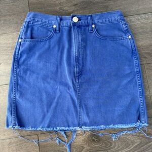 Vintage Rag & Bone Blue Jean Skirt